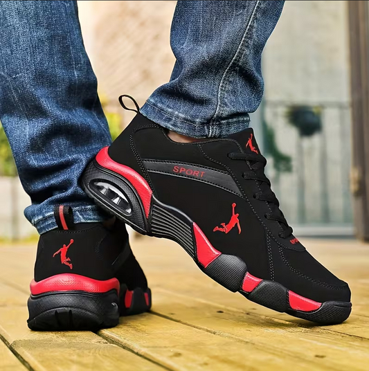 Unisex Athletic Casual Sneakers – Air-Cushioned Sole, Lightweight Everyday Shoes