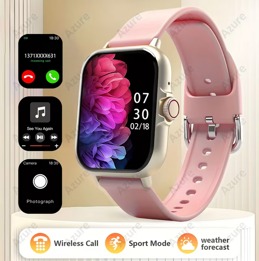 Unisex Smartwatch with Touch Display – Modern Fitness & Daily Connectivity Watch