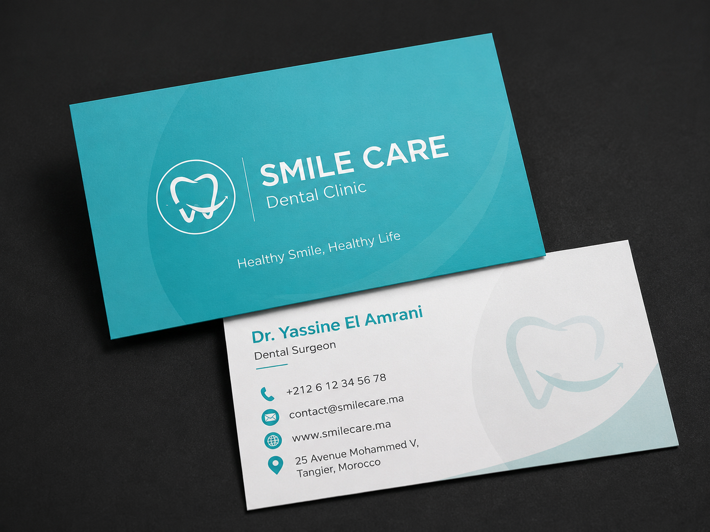 Dental Clinic Business Card PSD Template Bundle – 3 Professional Designs