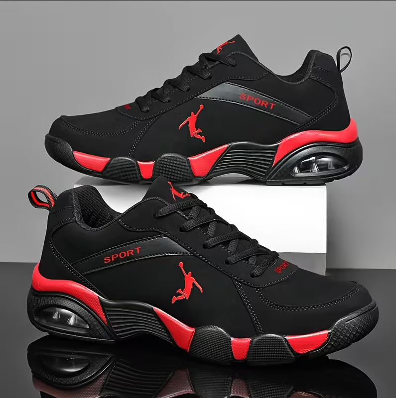 Unisex Athletic Casual Sneakers – Air-Cushioned Sole, Lightweight Everyday Shoes