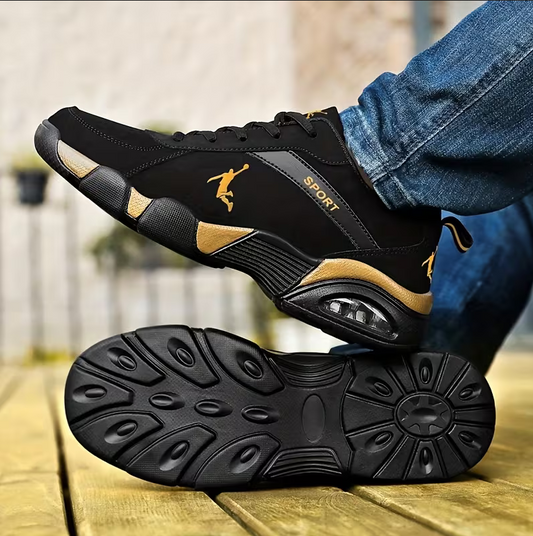 Unisex Athletic Casual Sneakers – Air-Cushioned Sole, Lightweight Everyday Shoes