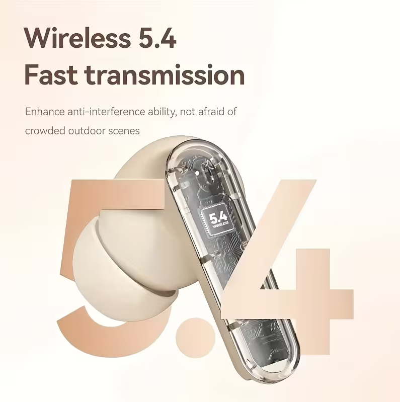 Wireless In-Ear Earbuds with Charging Case – Digital Display, Compact Fit & Modern Design